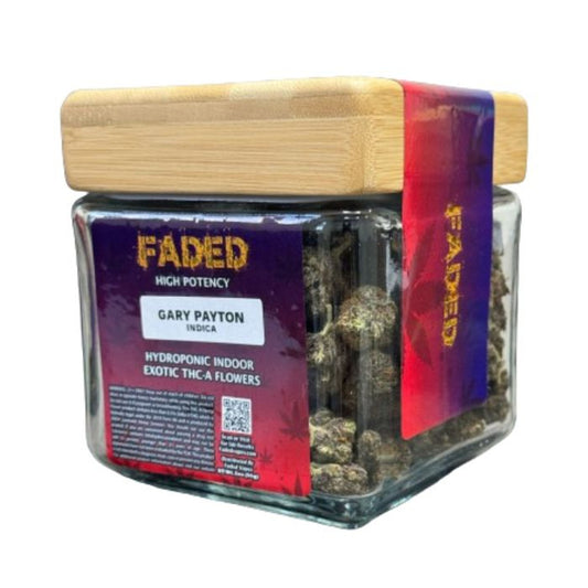 Faded Hydroponic Indoor Exotic THC-A Flower – Gary Payton – 2OZ