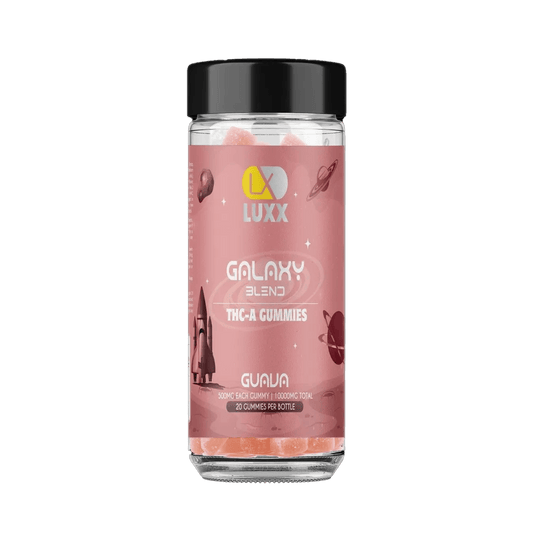 LUXX THCA GUMMIES 500 MG EACH GUMMY - 10000 MG JAR - 20 GUMMIES PER BOTTLE