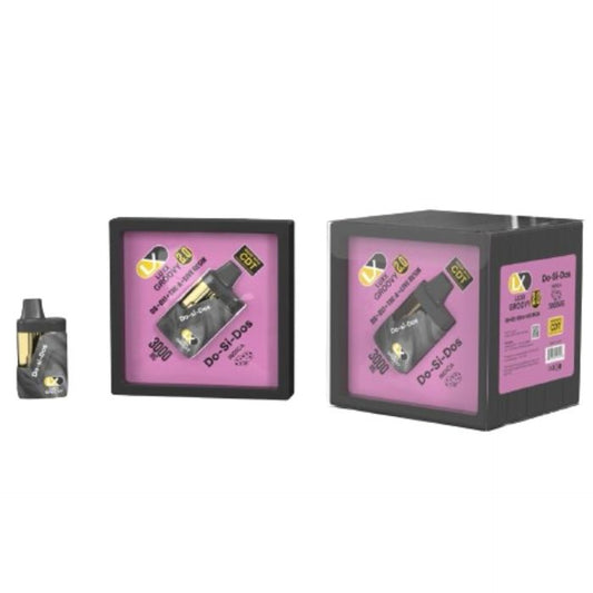 LUXX GROOVY 2.0 3000 MG D8+D11+THC-A+LIVE RESIN DISPOSABLE – Do-is-Dose INDICA