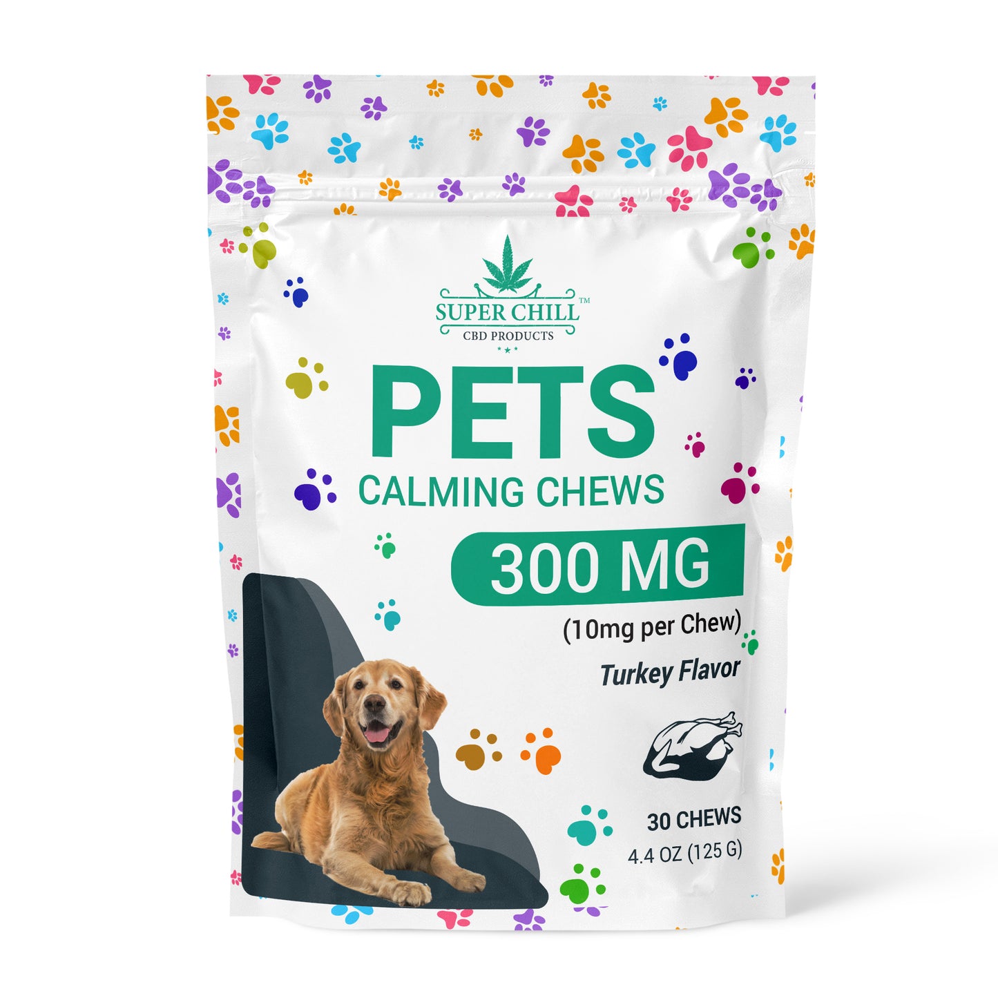 Calming Chews Gummies Pouch For Dog