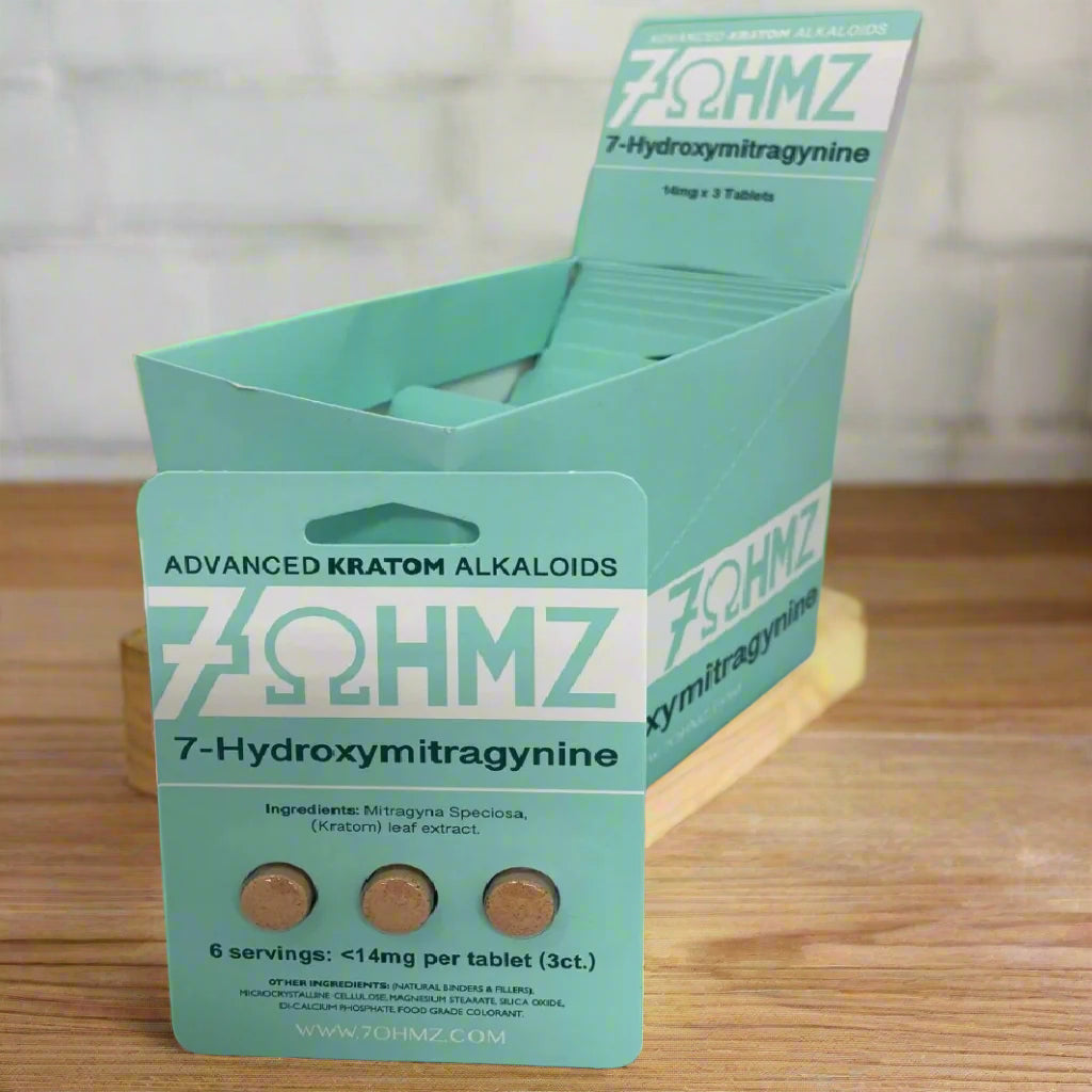 Advance Kratom Alkaloids – 7-OHMZ 14MG – 3 Tablet Strip – Pack of 20