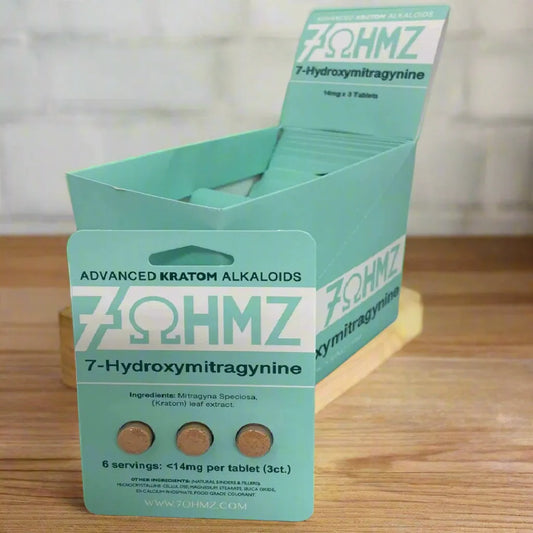 Advance Kratom Alkaloids – 7-OHMZ 14MG – 3 Tablet Strip – Pack of 20