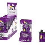 LUXX VIBEY DELTA8+DELTA 11+THCP+LIVE RESIN 5.1GM – OG GRAPE RAZZLEBERRY
