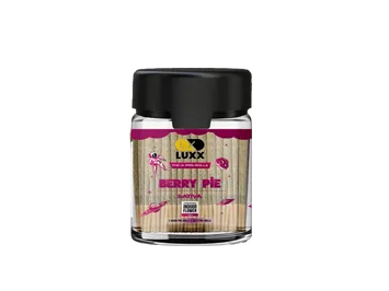 LUXX THC-A 40 COUNT PRE-ROLLS JAR – BERRY PIE – 2 GM (40 Pcs)