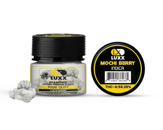 LUXX DIAMOND PIXIE DUST THC-A FLOWER 3.5GM – MOCHI BERRY