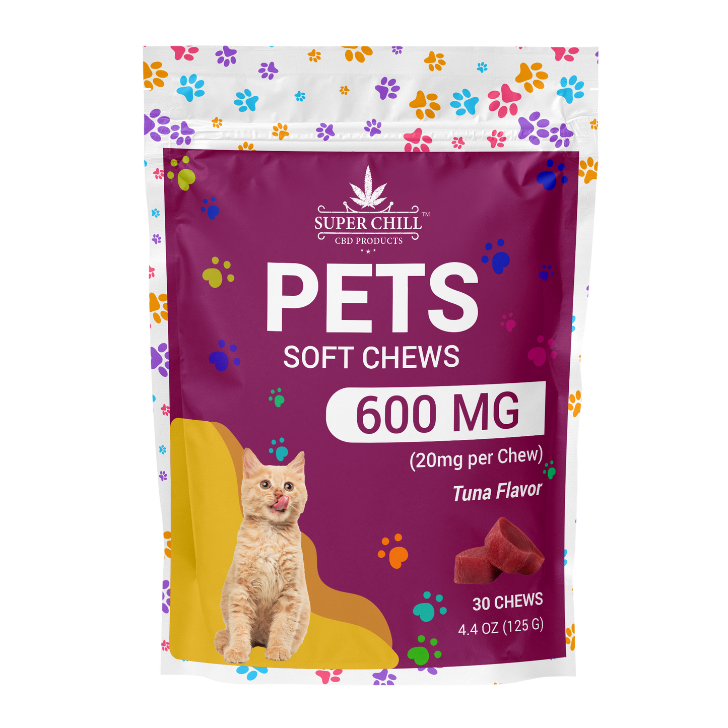 Soft Chews Gummies Pouch For Cat