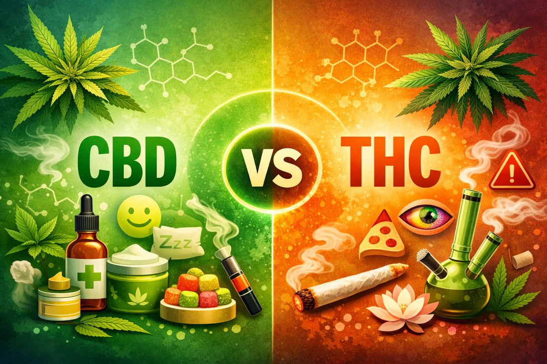 CBD vs THC: What’s the Difference? A Complete Beginner's Guide (2026)