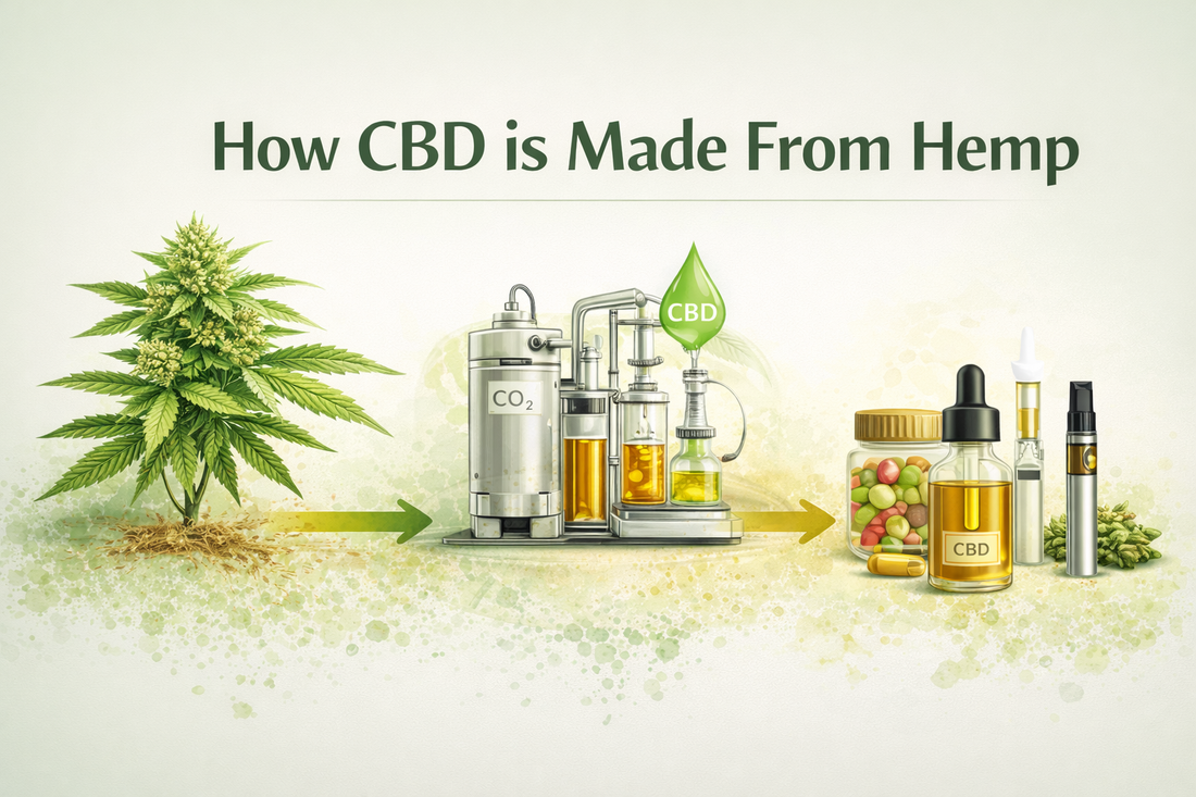 How CBD is Made From Hemp: A Beginner-Friendly Guide (2026)