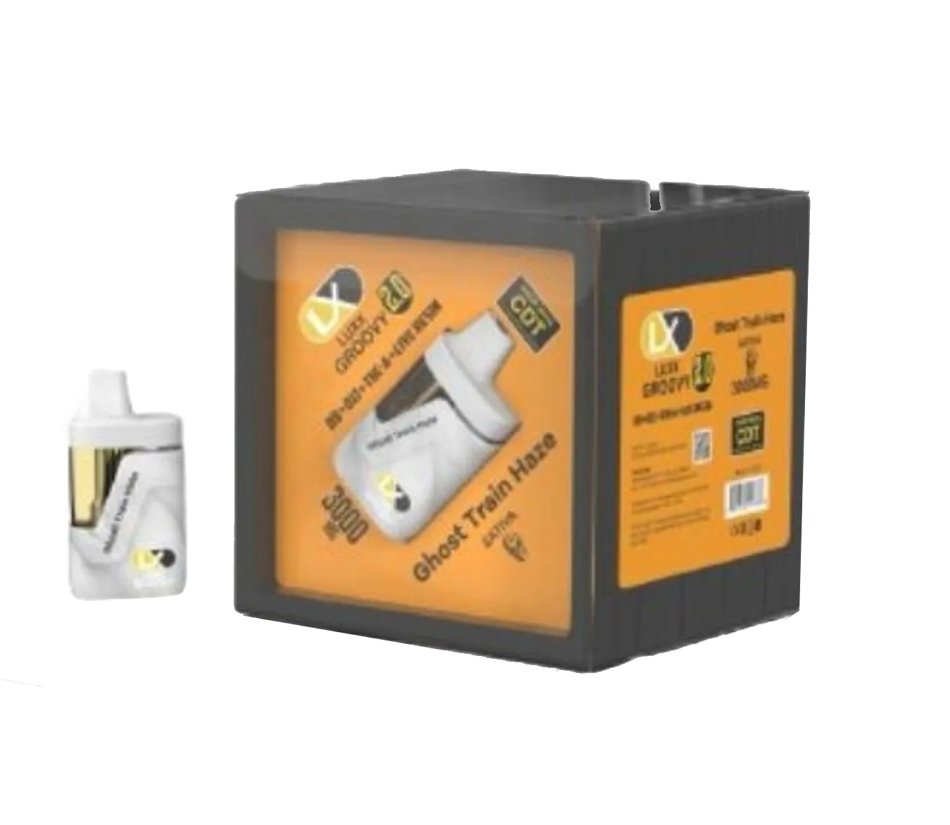 LUXX GROOVY 2.0 3000 MG D8+D11+THC-A+LIVE RESIN DISPOSABLE – Ghost Train Haze SATIVA