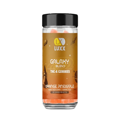 LUXX THCA GUMMIES 500 MG EACH GUMMY - 10000 MG JAR - 20 GUMMIES PER BOTTLE