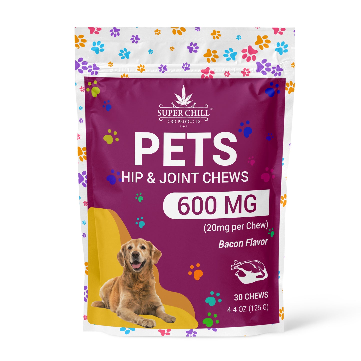 Hip & Joint Chews Gummies Pouch For Dog