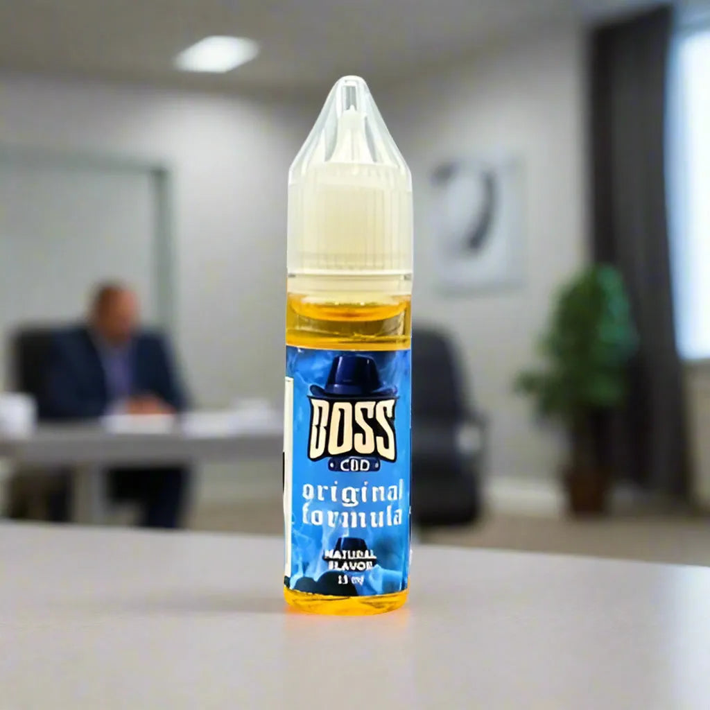 Buy Boss CBD Vape Juice 15 ML  Extra Strength Natural Flavor  Original  Formula CBD Infused Topical - Good Time Hemps