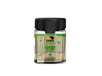 LUXX THC-A 40 COUNT PRE-ROLLS JAR – GREEN CRACK – 2 GM (40 Pcs)
