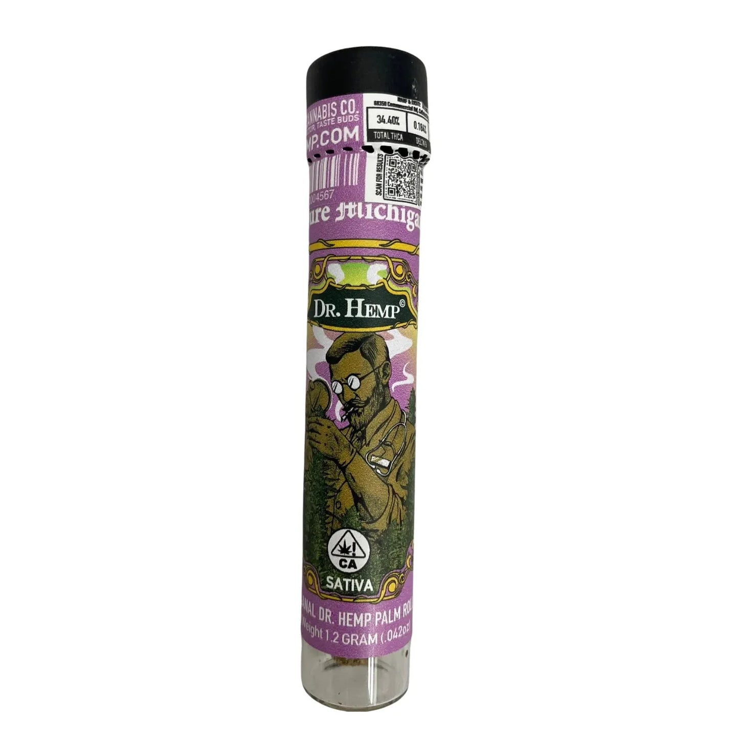 Dr. Hemp Pre roll 1.2 GM – Pure Michigan SATIVA